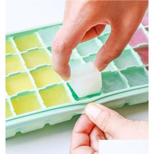 Ferramentas de barra Sile Ice Cube Bar Ferramentas Maker Forma para Pudim Moldes de Chocolate Easy-Release Bandejas de Forma Quadrada Molde Drop Delivery Home Garde Dhpel