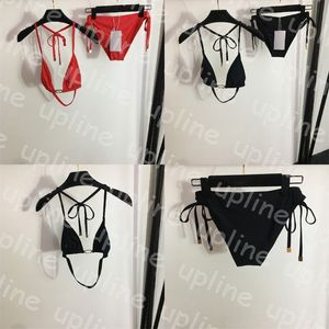 Sexy Frauen Bikini Set Metall Brief Spitze Up Tanga Bademode Sommer Urlaub Schwimmen Badeanzug Designer Halter Biquinis