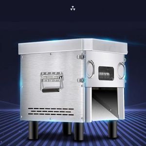 Fatiador de carne elétrico comercial, automático, aço inoxidável, cortador de carne, máquina de corte de vegetais, 850w