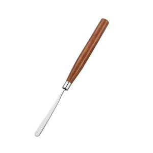 Fumando aço de madeira natural maçaneta de cachimbo de cachimbo de vara shisha stick haste inovadora ponta de bong palha unhas ervas tabaco pára