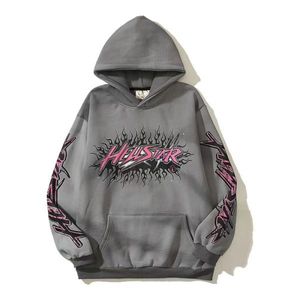 Мужские брюки Y2K Vintage Men Streetwear Серые мешковатые брюки-карго Hell Star Джоггеры Черные Hellstar Синие расклешенные красные спортивные штаны Одежда 230915 E13W