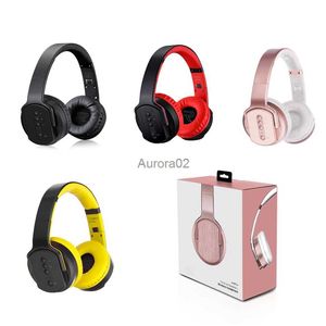 Mobiltelefonörlurar trådlösa hörlurar teleskop stereo gaming pu öronmuffs headset pc gul yq231120