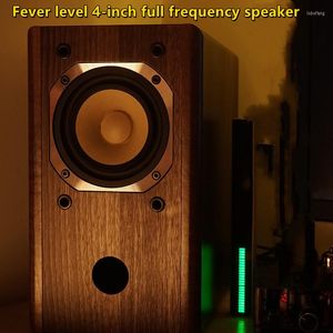 Combination Speakers Toxic Human Voice Hifi Fever Level 4-inch Full Frequency Speaker Wooden Passive Sound Desktop Machine Bookshelf