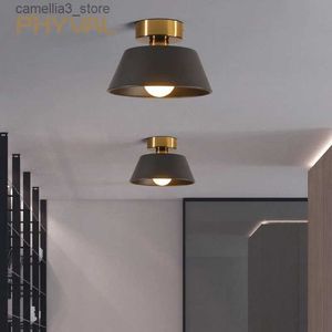 Ceiling Lights PHYVAL Modern Ceiling Lights Nordic LED Light Aisle Balcony Entrance Staircase Ceiling Lamp lampara techo Kitchen Home Fixtures Q231120