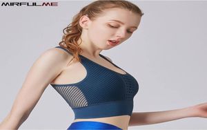 Abbigliamento da palestra Donna Reggiseni sportivi Imbottito antiurto Ragazza Reggiseno yoga Gilet femminile Maglia scava fuori Canotte Intimo da corsa Fitness Spo4175960