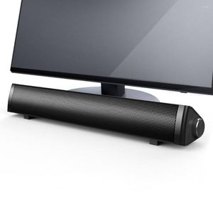 Combinação de alto-falantes SADA V105 computador com fio barra de som alto-falante estéreo USB alimentado mini longo Soundbar para TV PC desktop laptop