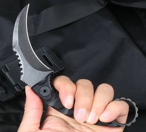 Yeni M7673 Karambit Pençe Bıçağı D2 Taş Yemeği Bıçağı Tam Tang G10 Tutamak Açık Kamp Yürüyüşü Sabit Bıçak Taktik Bıçak Kydex