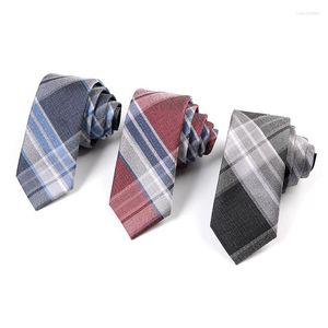 Bow Ties Wholesale Mens Woven Tie Handmade Checked Polyester Necktie