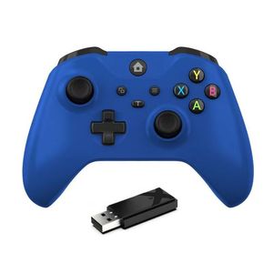 Hot Wireless kontrolery gamepad joystick dla Xbox One Series X/S/Windows PC/One/Onex konsola z odbiornikiem adaptera i opakowaniem detalicznym 2.4 GHz