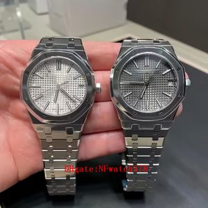 2023 QC Check Check Mens 시계 디자이너 고급 15510st 자동 이동 구경 4302 시계 크기 41mm 904L 스테인레스 스틸 스트랩 방수 사파이어