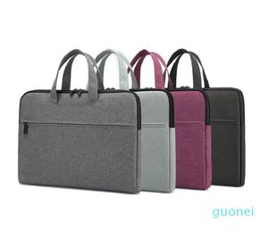 BRECHUSES BUSINESS PROORTCASE Kvinnor Män Möte Handväska Tryck Canvas Dokumentväska Portable Oxford Envelope Office Custom