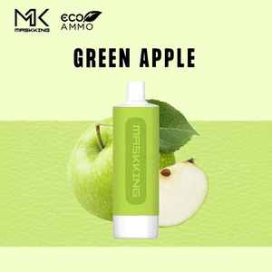 Оригинальные одноразовые электронные сигареты Maskking ECO AMMO 5000 Puffs Стартовый комплект Vape Pen 12 мл Pod 550 мАч Аккумулятор Китай Аутентичные оптовые вейперы