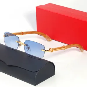 Tasarımcı Güneş Gözlüğü Erkek Gözlük Lüks Kadınlar Güneş Gözlüğü Gözlük Lüks Goggles Ünlü Moda Retro Gözlükler Kılıf Lunets ile Sonnenbrille