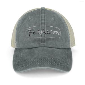 Ball Caps Ferguson Classic 1950 -х годов логотип логотип ковбойский шляпа Summer Hats Cute Snapback Cap Women's 2023 Мужские