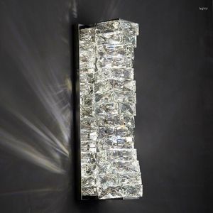 Wall Lamp Modern Art Deco Light Nordic Luxury Crystal Gold/silver Bedroom Bedside Living Room Sconces Led Lamps