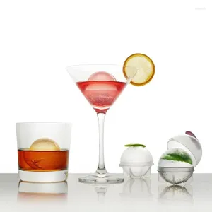 Baking Moulds Large Ice Mould Ball Maker Box Mold For Shape Cocktail Use Sphere Round DIY Home Bar Party Cube Tray Tools