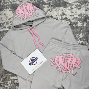 Erkekler Erkekler İçin Giysiler Erkekler Hoodie Sweetpants Suit Synaworld Y2K Terzini Kadınlar 2 Parça Set Hiphop Sıradan Mektup Baskı Ropa Para