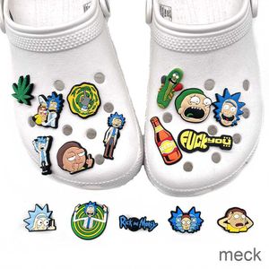 Single Sale 1Pcs Lovely Croc Charms Shoes Pvc Shoe Funny Cartoon Kids Diy Shoes Accessories Clogs And Sandal Buckles