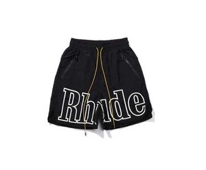 Designers Rhude Shorts Mens Basketball Short Pants 23SS Luxurys Summer Beach Palm Letter Mesh Street Fashion Sweatpants