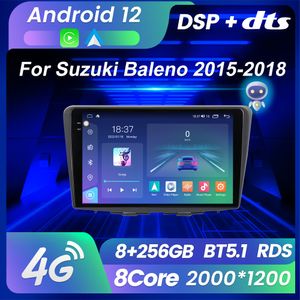 Android12 Car Dvd Radio Stereo Multimedia Video Player for Suzuki Baleno 2015-2018 GPS Navigation Carplay Auto 2Din Head Unit