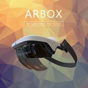 VR -glasögon ar box holografiska effekter augmented reality smart hjälm 3D virtuell med kontrollhandtag Glasse 230420