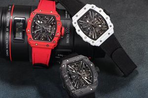ZY произвел RM12-01 Tourbillon Watch Size 51x42x15 мм ручной цепочки