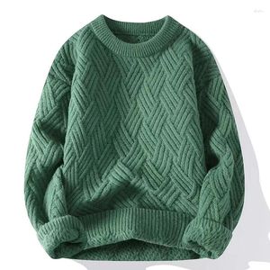 Men's Sweaters Thickened Sweater Knit Wool Fall/winter Simple Thermal 2023