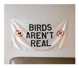 Birds Aren039T Real Flag 3x5 ft stor livlig färg och UV -blekningsbeständig med 2 grommets UV -resistenta livliga digitala tryck1700043