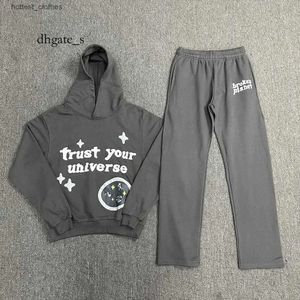 Y2K Break Planet Hoodie Erkekler T-Shirts Erkekler S Tişörtleri Evreninize Güven Dhgate Kırık Gezegen Kaz Hoodie Sweetpants Takım Setleri Y2K Günlük Ropa Hombre