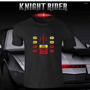 Men's T Shirts Ki Eighties 80s Funny Knight Rider T-shirt TV Hasselhoff Geek Cars Kit