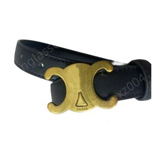 Celiene Belt Designer Top Quality Fashion Smooth Buckle Belt Retro Thin midjebälten för män Kvinnors bredd 2,5 cm äkta Cowhide 3 Färg Valfritt barnbälte 90 cm