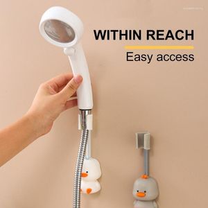 Set di accessori da bagno 360 Supporto per doccia a mano Supporto durevole Facile da usare Forte adesivo Testa regolabile impermeabile per il bagno