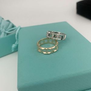 Band Jewelry Sier S Itys Rings Finger Sterling T Hollowed Wide Female Minority Design Exquisite High-level Feeling Couple Simple Ring