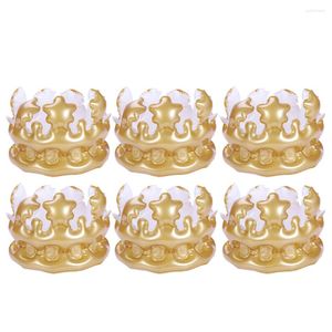 Bandanas 6 PCs Inflável Princess Party Blow Toy Toy Toys Brinquedos Infláveis ​​para Balão Aniversário