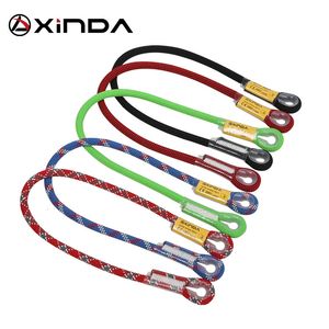 Schnüre Schlingen und Gurtband Xinda Professional Rock Climbing 10,5 mm Static Lanyard Protective Eye-to-Eye Sling Mountaineering Equipment 230419