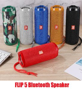 Flip 5 Bluetooth -högtalare Flip5 Portable Mini Wireless Outdoor Waterproof Subwoofer Högtalare Stöd TF USB Card4301994