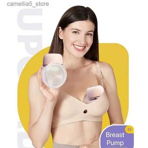 Breastpumps Pregnant Portable Wearable Breast Pump Invisible Milk Promoter Collector Breastfeeder Electric Fully Automatic Silent Dredging Q231120