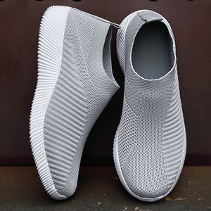 Dress Breathable Flats Elastic Flat For Women Sneakers Zapatos Mujer Spring Summer Footwear Lightweight Sports Shoes 230419