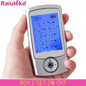 Andere Massageartikel Muskelstimulator Elektrischer Tens-Körpermassager Puls-Elektrostimulator Akupunktur Digitale Therapiemaschine Massage Gesunde Pflege 230419