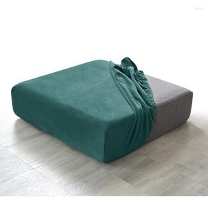 Chair Covers Solid Color Velvet Sofa Seat Cushion Cover For Living Room Decor Couch Mattress Slipcover Sitting Backrest Pad Extra Large