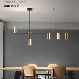 Światła sufitowe Postmodernistyczne LED żyrandole sufitowe oświetlenie Kreatywny projektant wiszący lampka jadalnia kawa Luster Q231120
