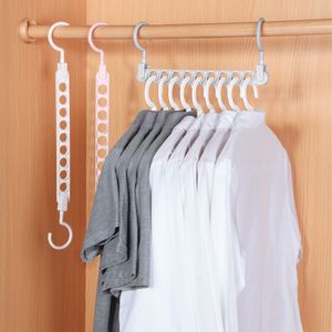 Kitchen Towel Hooks Nine-Hole Magic Hanger Creative Multi-Functional Household Internet Storage Artifact Non-Slip Drying Rack 230419