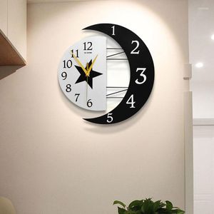 Wall Clocks Living Room Girls Luxury Art Men Kitchen Modern Large Bedroom Vintage Decoration Salon Outdoor Decor WWH35XP