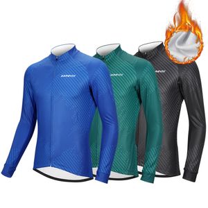 Cycling Shirts Tops DAREVIE Cycling Jersey Winter Thermal Fleece Men's Cycling Jersey Winter Pro Team Full Sleeve High Quality Bike Jersey MTB Road 230420