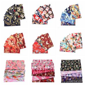 Fabric 20x25cm Japanese Printed Cotton Fabric Bundle For Sewing Dolls Bags Quilting material DIY Patchwork Needlework 230419