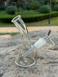 4 pollici Mini Bong in vetro Narghilè Fumatori Pipa ad acqua Percolatore Shisha Filtro Gorgogliatore Tubi Bong Narghilè