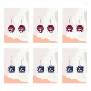 Orecchini pendenti Luka Kafka Blade Serval Arlan Orecchino anime Honkai Star Rail per le donne Charms Moda Cosplay Eardrop Accessori in lega