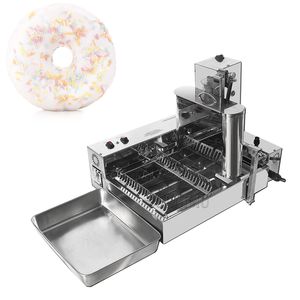 2000W Mikro Bilgisayar Kontrolü Elektrikli Isıtma 4 Sıralı Otomatik Donut Yapım Makinesi Otomatik Donut Maker