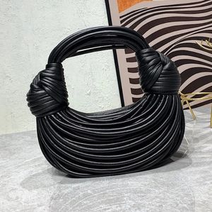 Botteg Venetas Linea Donna Moda Hobos Borse Borse Frizione Annodata Borsa per ascella Mini Portafoglio Lady Fermasoldi D16a