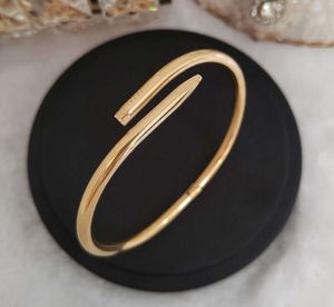 Moda prego pulseira prego pulseira de luxo pulseira designer charme pulseiras corrente 18k banhado a ouro aço inoxidável para mulheres menina casamento dia das mães jóias mulheres